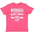 thumbnail image 3 of Inktastic Nebraska Awesome Since 1867 Youth T-Shirt, 3 of 5