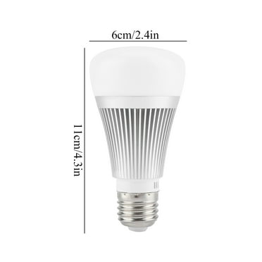Smart E27 7W LED Bulb with WiFi Remote Control, RGB W C, Compatible with Alexa and Google Home