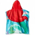 thumbnail image 3 of Disney Princess Little Mermaid Ariel Hooded Towel Poncho for Kids – Soft, Absorbent, Perfect for Bath, Pool, or Beach!, 3 of 3