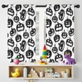thumbnail image 5 of Blackout Kids Curtains,Halloween Black Pumpkin Silhouettes Childrens Insulated Curtains Set Of 2,Bedroom Essentials,Toddler Room Decor 42"x54", 5 of 5