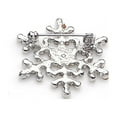 thumbnail image 2 of Teissuly Fashion Brooch Pin Crystal Rhinestone Large Snowflake Winter snow Theme, 2 of 5