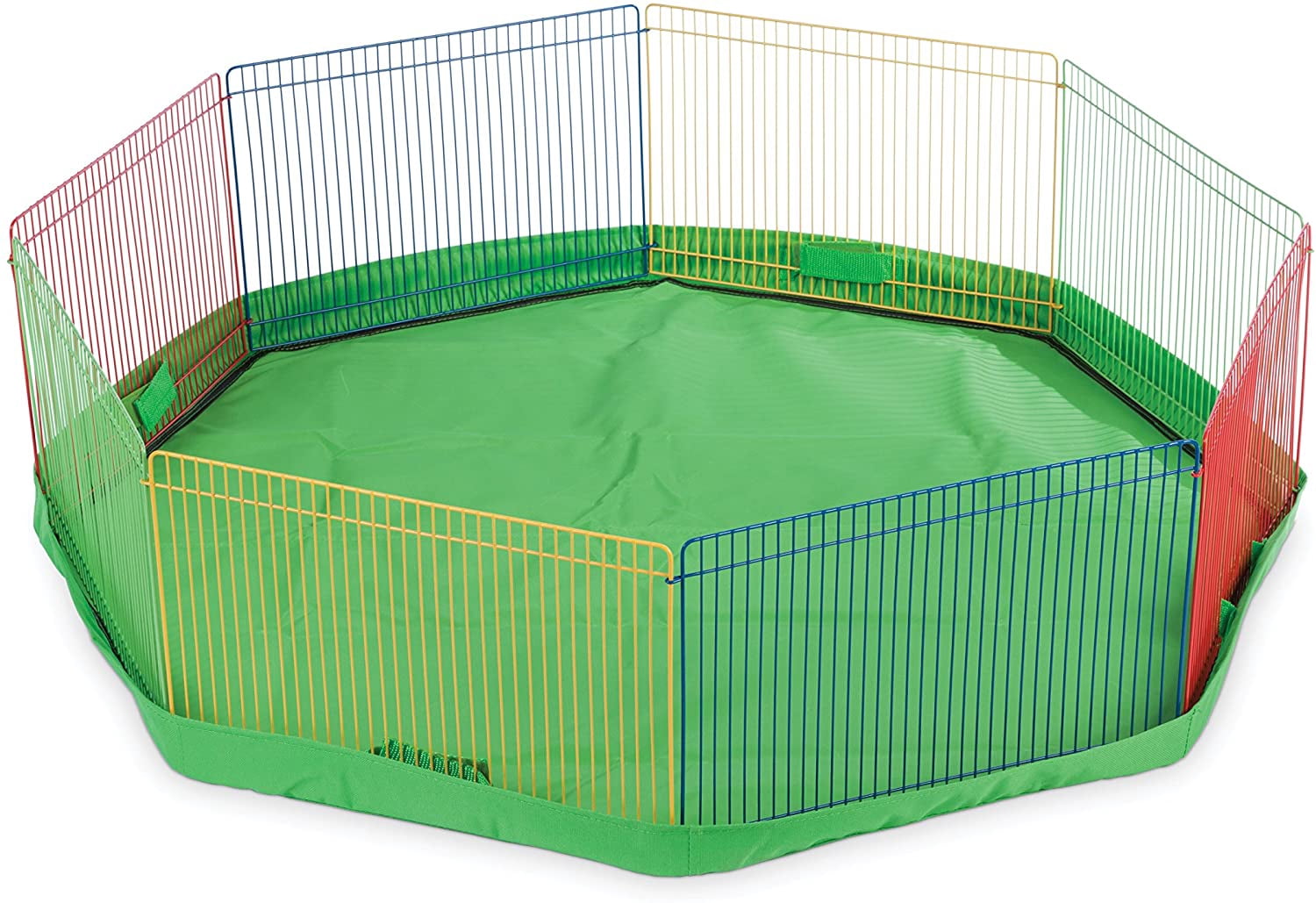 Laegsmetg Small Pet Playpen, 13 Inch, Multicolored Laegsmetg