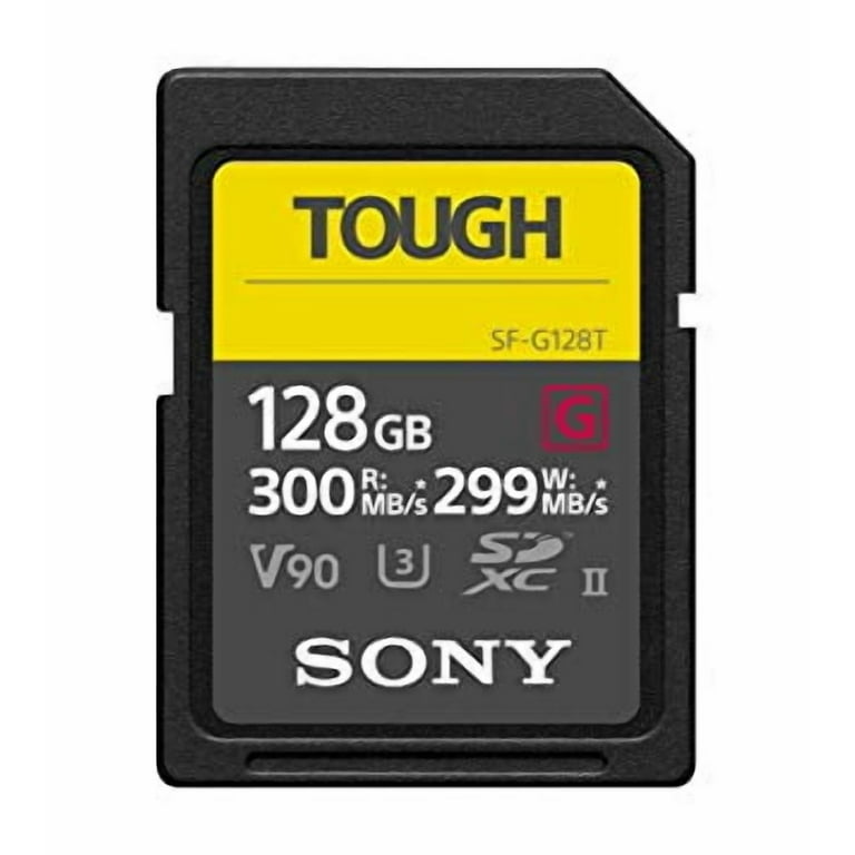 SONY SDカード TOUGH 128GB 64GB 計3枚 Sony 128GB SF-G Tough Series UHS-II SD Memory Card - Walmart.com