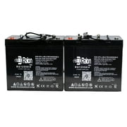 Raion Power 12V 55Ah 22NF Wheelchair Battery for Pride Mobility Jet 12 - 2 Pack