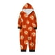 thumbnail image 2 of Family Halloween Pjs Matching Sets Halloween Print Long Sleeve Zippered One Piece Pajama Hooded Jumpsuit Winter Halloween Pjs Family Set, 2 of 4