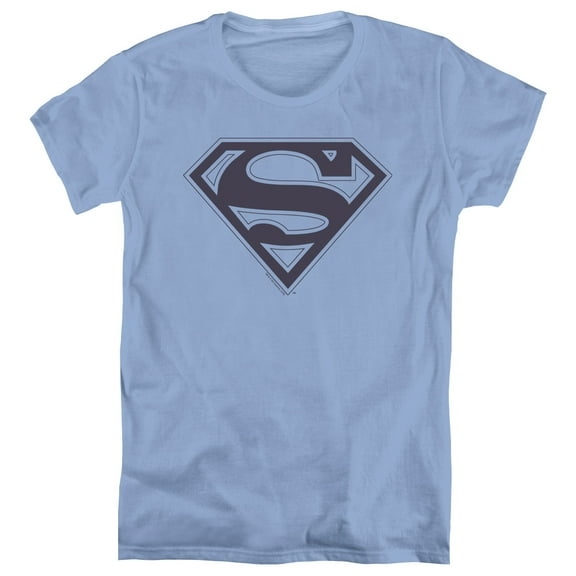Superman Blue&Navy Shield Women's T-Shirt Carolina Blue