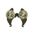 thumbnail image 3 of PinMart's Antique Silver Flying Angel Wings Lapel Pin, 3 of 3