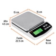 thumbnail image 3 of Báscula digital de precisión Truper 3kg, 3 of 3