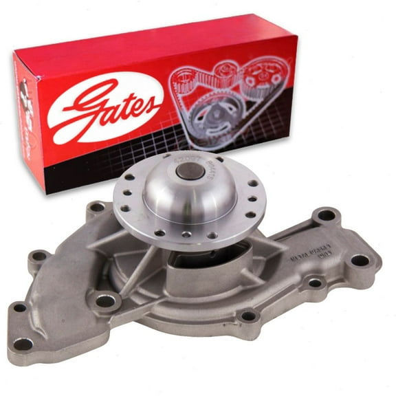 Gates Engine Water Pump compatible with Pontiac Grand Prix 3.8L V6 1997-2008