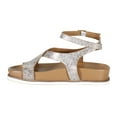 thumbnail image 3 of Diba True Womens Carn Ival Metallic Gladiator Strappy  Casual Shoes, 3 of 5