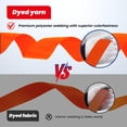 thumbnail image 6 of MOCA Heavy Duty Ratchet Tie Down Straps - 5200 Lbs Breaking Strength 1.6" x 8', with 4 Heavy Duty Ratchet Padded Handles & Coated Chromoly S Hooks & 4 Soft Loop Tie-Downs - Orange, 6 of 9