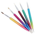 thumbnail image 2 of Nail Art Painting Brushes Set, Double Ended Professional Gradient Nail Design Brushes For Nail Experts For Home For Nail Learners For Salons ANGGREK Otros, 2 of 8