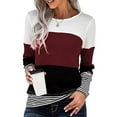 thumbnail image 2 of Vedolay Womens Fashion Graphic Long SleeveSweatshirt Women's Blouse Tops ,L, 2 of 4