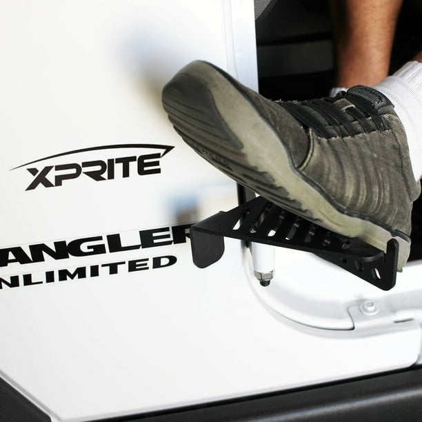 Xprite Front Foot Pegs with Slots for 20072018 Jeep Wrangler JK