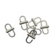 thumbnail image 5 of Hebilla de metal ajustable Clip Cadena Correa Acortador Bolso Mujer Longitud Acortar Fácil 6 piezas de plata, 5 of 9