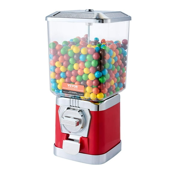 Máquina expendedora de caramelos VEVOR 17H Home Candy Vending PC Red Kids