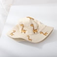 thumbnail image 4 of kaondbfi Kids Summer Travel Essentials Clothing Accessories Bucket Hats for Girls and Boys 1-4Y Baby Sun Hat Anti-UV Giraffe Pattern Summer Boys Girls Kids Children, 4 of 4