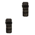 thumbnail image 4 of Soidarity Bolsa para transportar hervidor de agua, soporte con cordón, bolsa para botella de agua, cubierta resistente al desgaste, senderismo, Negro/Camuflaje 2piezas Soidarity CBP380463, 4 of 6