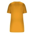 thumbnail image 5 of Eiyaclvo Womens Henley Shirts Short Sleeve Ribbed Knit Tops Summer Scoop Neck Button Blouse Slim Fit Basic Tees Casual Workout Top, 5 of 5