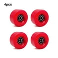 thumbnail image 4 of 4 Pcs Pièces de Rechange pour Roue de Patins à Roulettes Accessoires Fiables Roues Épaisses pour Patins à Roulettes avec Roulements Accessoire de Sport Patinage Rouge, 4 of 9