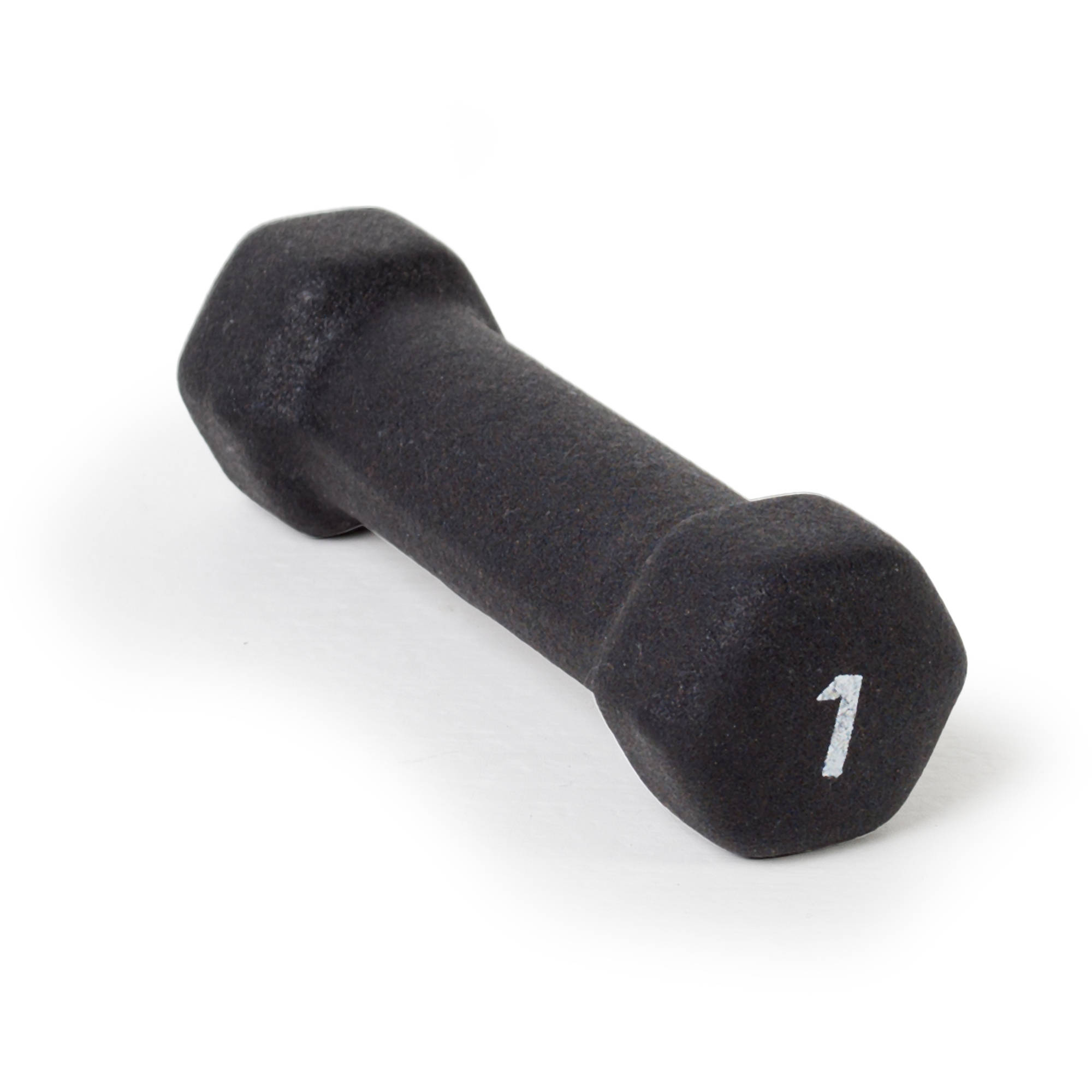CAP Barbell, 1lb Black Neoprene Dumbbell, Single