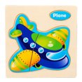 thumbnail image 2 of Rompecabezas de madera en 3D para niños, juguetes de dibujos animados, rompecabezas de tráfico, juguetes educativos tempranos para niños, regalos, 2 of 8