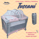 thumbnail image 2 of Cuna Corral Mecedora Y Colecho 4en1 Para Bebés Tuscani Ibaby cafe, 2 of 10