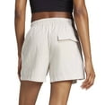 thumbnail image 2 of Women's adidas Essential 3-Stripes Sportswear Woven Shorts Color: Wonder Alumina Size: MEDIUM, 2 of 4