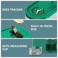 thumbnail image 3 of Dispensador de arroz VendotBi de 5 kg a 6 kg de capacidad con vaso medidor, color verde, 3 of 7