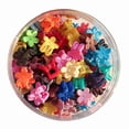 thumbnail image 2 of Pinzas para el cabello con flores NikouMX 50 piezas mini horquillas, 2 of 8