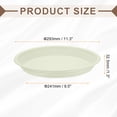 thumbnail image 2 of Plato de goteo redondo de plástico Uxcell de 9.5" para macetas, beige, 2 of 7