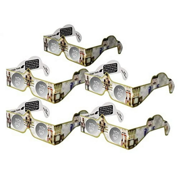 Christmas 3D Glasses - Holiday Eyes (R) - New for 2022 - 5 Pairs Exclusively featuring the Christmas Nutcracker