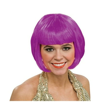 Neon Purple Bob Wig