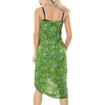 thumbnail image 5 of HAPPY BAY Women's Beach Wrap Bikini Swimwear Swim Cover up Summer Wraps Beachwear Sarong Coverups Skirts for Women One Size Shamrock Forest, Leaves, 5 of 5