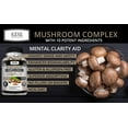 thumbnail image 5 of Kaya Naturals Mushroom Complex Supplement, 10 Mushroom Extracts- Lions Mane - Reishi - Shiitake, 5 of 6