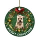 thumbnail image 2 of Fiudx Colgante para Árbol de Navidad con Diseño de Perro Divertido, Decoración Impresa a Alta Temperatura, Adorno para El Hogar, Multiusos, Ideal para Regalar En Fiestas, 8 Cm de Diámetro., 2 of 2