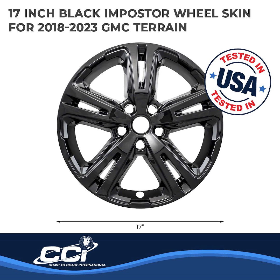 Coast To Coast IWCIMP417BLK IMPOSTOR ® WHEEL COVER