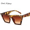 thumbnail image 1 of New Korean Fashion Aliexpress Sunglasses 5154 Trendy Women\\\'s Transparent Sunglasses Net RedLeopard print, 1 of 5