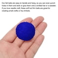 thumbnail image 4 of Wool Felt Balls Beads Woolen Fabric 3cm 30mm Blue for Home Crafts 10Pcs, 4 of 5