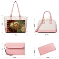 thumbnail image 6 of Bagsure Women Handbags Fashion Tote Shoulder Bags Casual Crossbody Bags for Women Satchel Purse Set 4pcs, 6 of 8