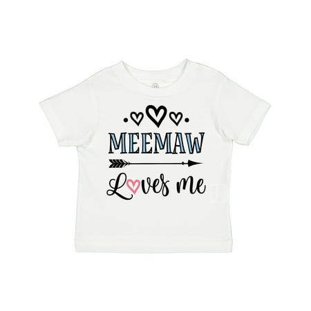 

Inktastic My Meemaw Loves Me Girls Girls Toddler T-Shirt