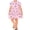Rose, variante sur Wo-Fusoul Robe de Princesse pour Filles, Robe d'Été Sans Manches à Col Rond avec Imprimé Floral, Jolie Robe Décontractée pour Tout-Petits et Enfants de 2 à 10 Ans, Rose