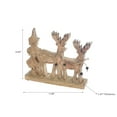 thumbnail image 3 of Wood Carved Reindeer With Tree Décor (Small), 3 of 3