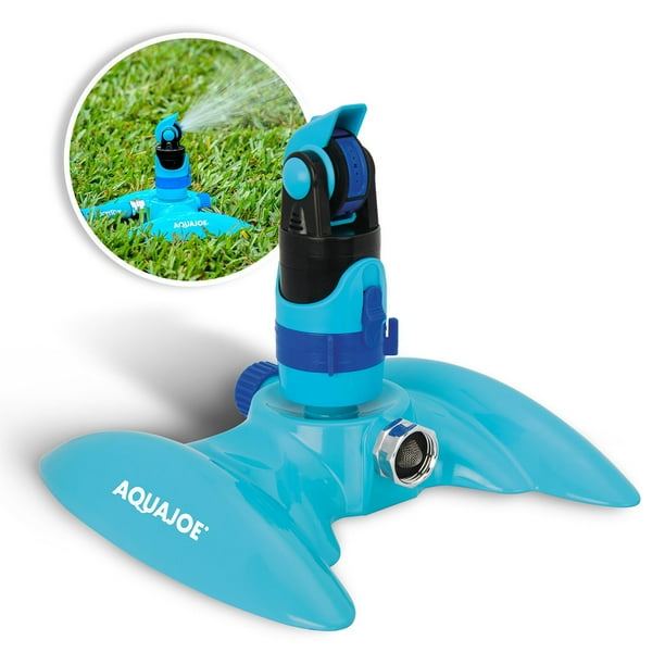 Aqua Joe Turbo Drive 360º Sprinkler with 4 Spray Patterns
