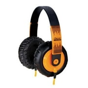 iDance SeDJ400 Headphone - Stereo - Orange, Black - Mini-phone - Wired - 32 Ohm - 15 Hz 20 kHz - Gold Plated - Over-the-head - Binaural - Ear-cup - 5.91 ft Cable