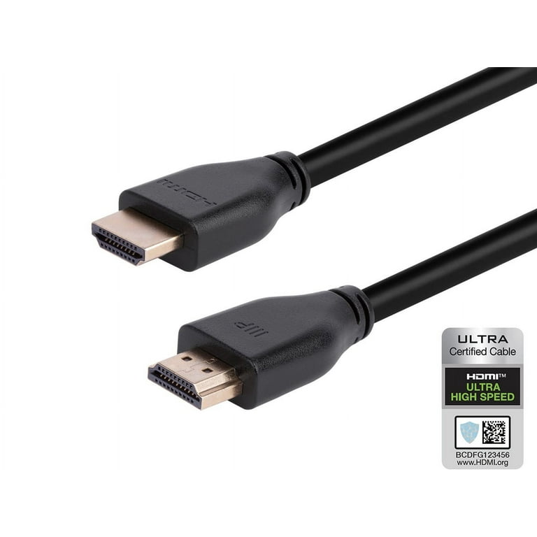Monoprice 8K HDMI 2.1 Cable - 6 Feet - Black | Ultra High Speed, 48Gbps,  Compatible with Sony PS5 / Microsoft / Xbox Series X & Series S and More