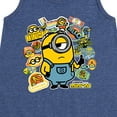 thumbnail image 3 of Despicable Me Minions - Banana Stickers - Toddler & Youth Girls A-line Dress, 3 of 5