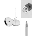 thumbnail image 4 of Soporte para recibos QWORK con forma de pincho, 16 unidades, 14 cm, color plateado, 4 of 8
