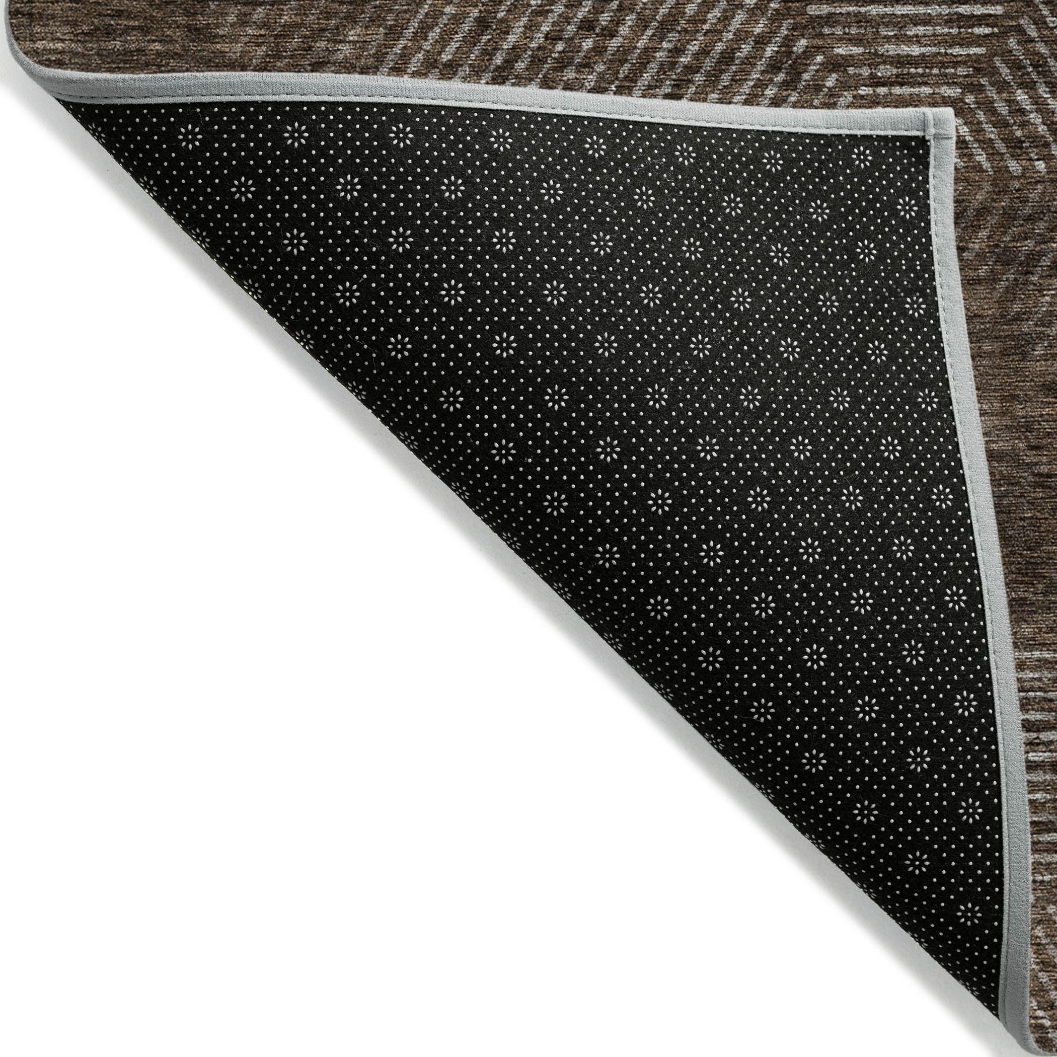 Addison Rugs Chantille Indoor/Outdoor Transitional Geometric Brown Washable Runner Rug, 2'3" x 7'6"