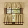 thumbnail image 6 of Park Designs Burlap and Check Lined Scallop Valance 15x58, 6 of 6